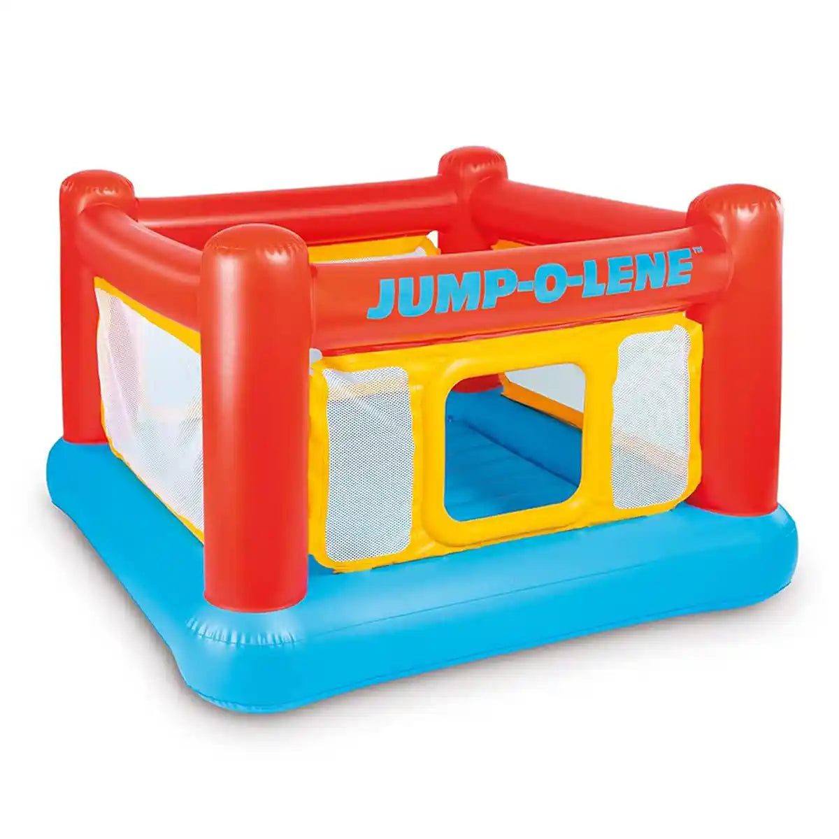 Intex Playhouse Jump-o-lene™، للأعمار من 3 إلى 6 سنوات 42148260 - ألعاب قابلة للنفخ وقفزات، قفزة قابلة للنفخ ومركز لعب، ألعاب خارجية صيفية وحفلات، 3 سنوات فأكثر
