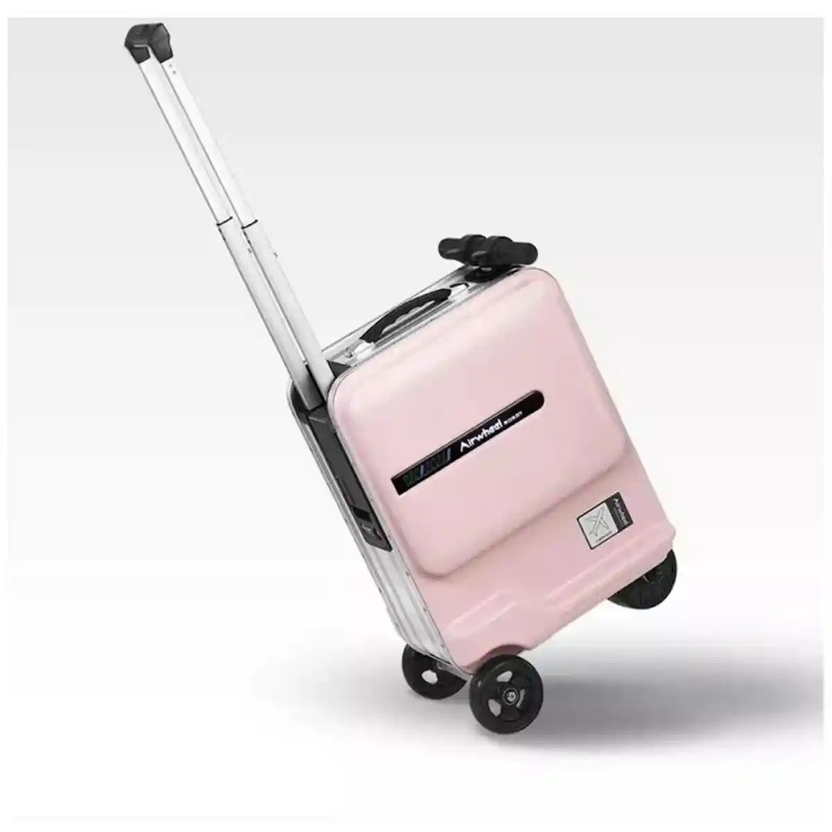 حقيبة سكوتر كهربائية Airwheel SE3MiniT، وردية اللون، خفيفة الوزن وذكية، سعة 26 لترًا، مع بطارية قابلة للإزالة معتمدة من شركة الطيران، وبنك طاقة، وسرعة 8 كم/ساعة