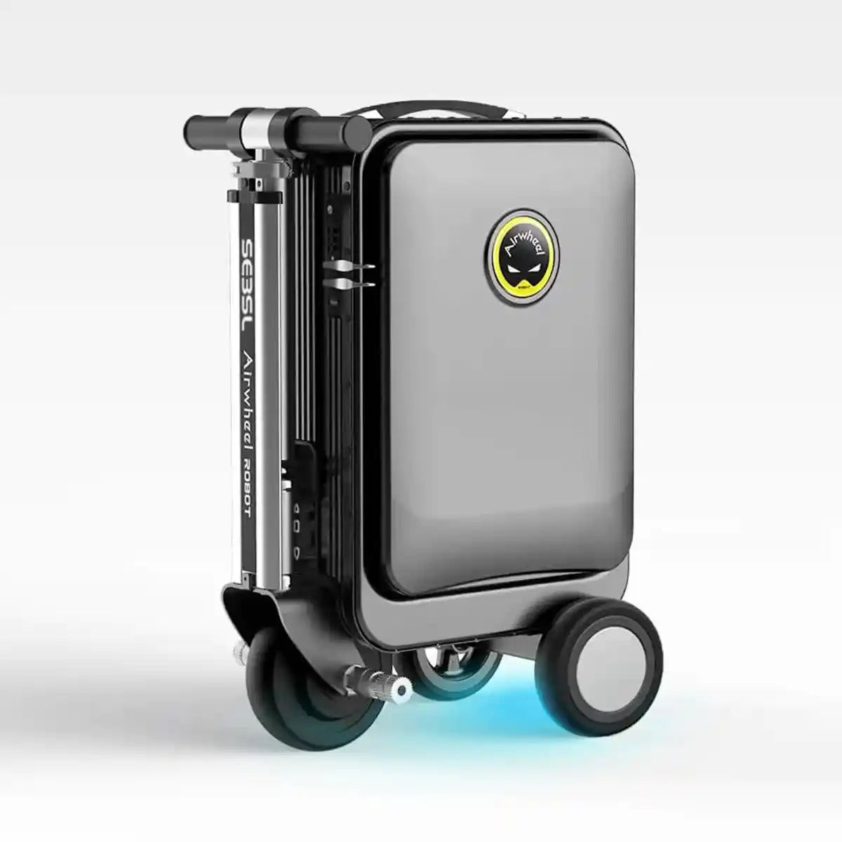 حقيبة سكوتر كهربائية Airwheel SE3SL، سوداء، خفيفة الوزن، 20 لترًا، مزودة بمحرك وبطارية قابلة للإزالة، ووظيفة بنك الطاقة، ومدى يصل إلى 10 كم