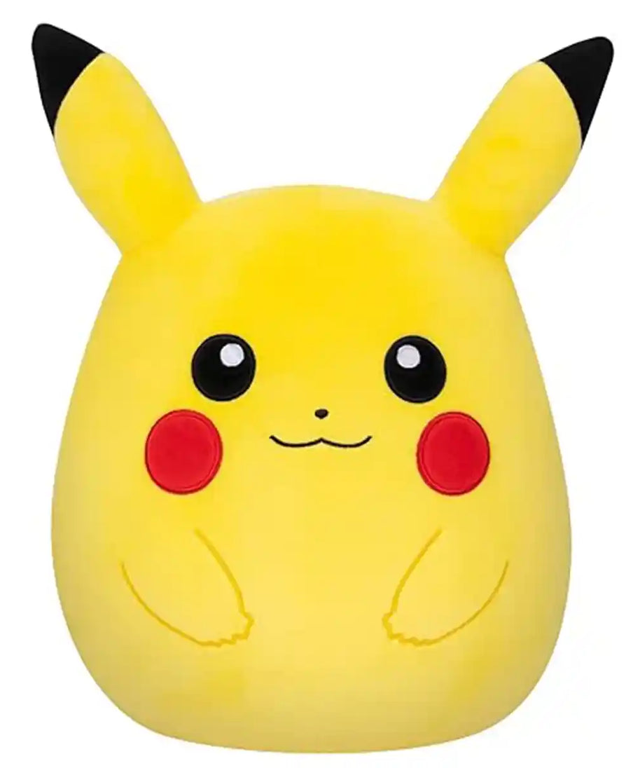 Squishmallows Pokémon Pikachu Plush, Series 1 Collectible Soft Toy, 25 cm (10 Inch)