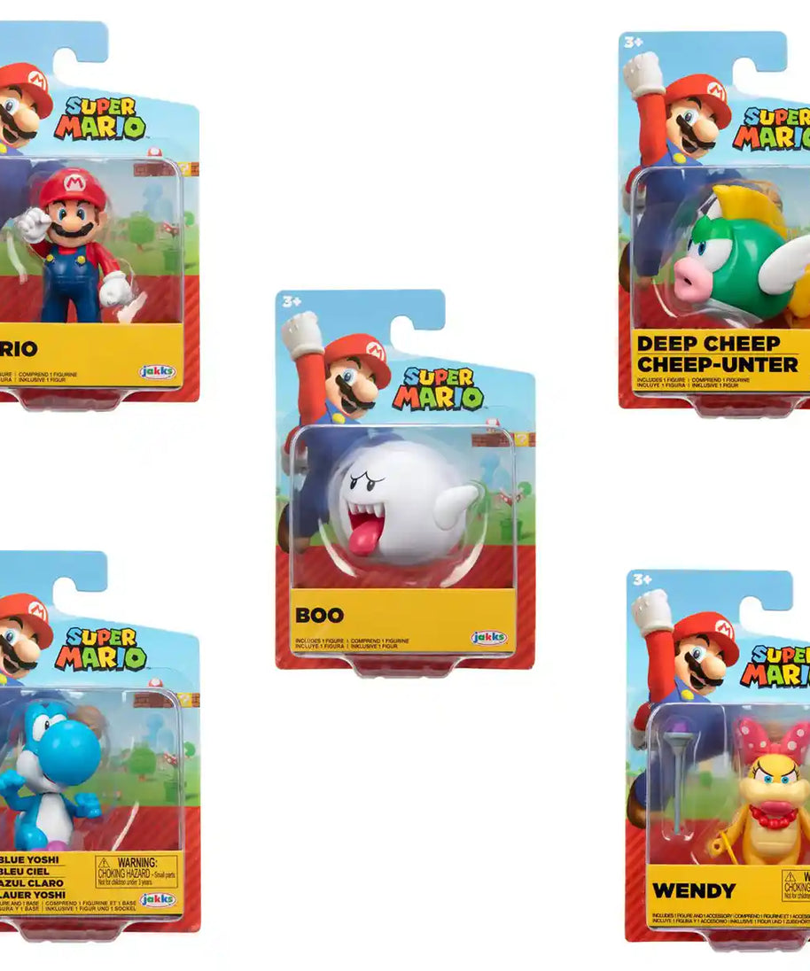 Nintendo Super Mario 4-Inch Wave 30 Assorted Figure, Collectible Character, Pack of 1