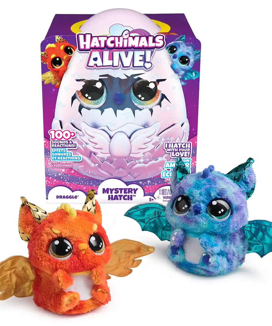 Hatchimals Alive Secret Hatch Puppadee, Ice and Water Assorted, Magical Mystery Hatch Egg with Mist, Lights, Sounds and Interactive Pet, Style May Vary, Ages 5+, 6072517