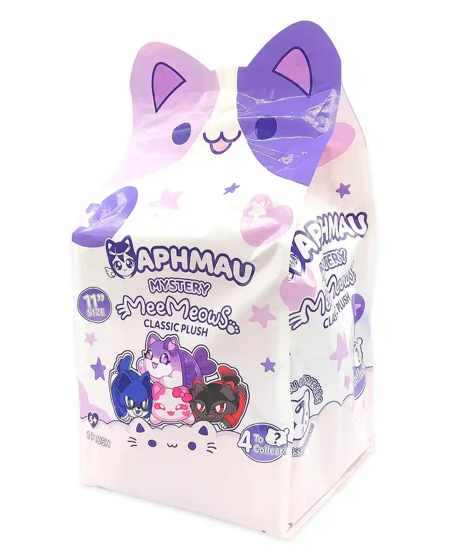 Aphmau MeeMeows 11 Inch Classic Mystery Plush, Series 2 Friends Collection, Blind Box Surprise Cat Plush, 1 of 4 Possible Characters, Official Aphmau Merchandise