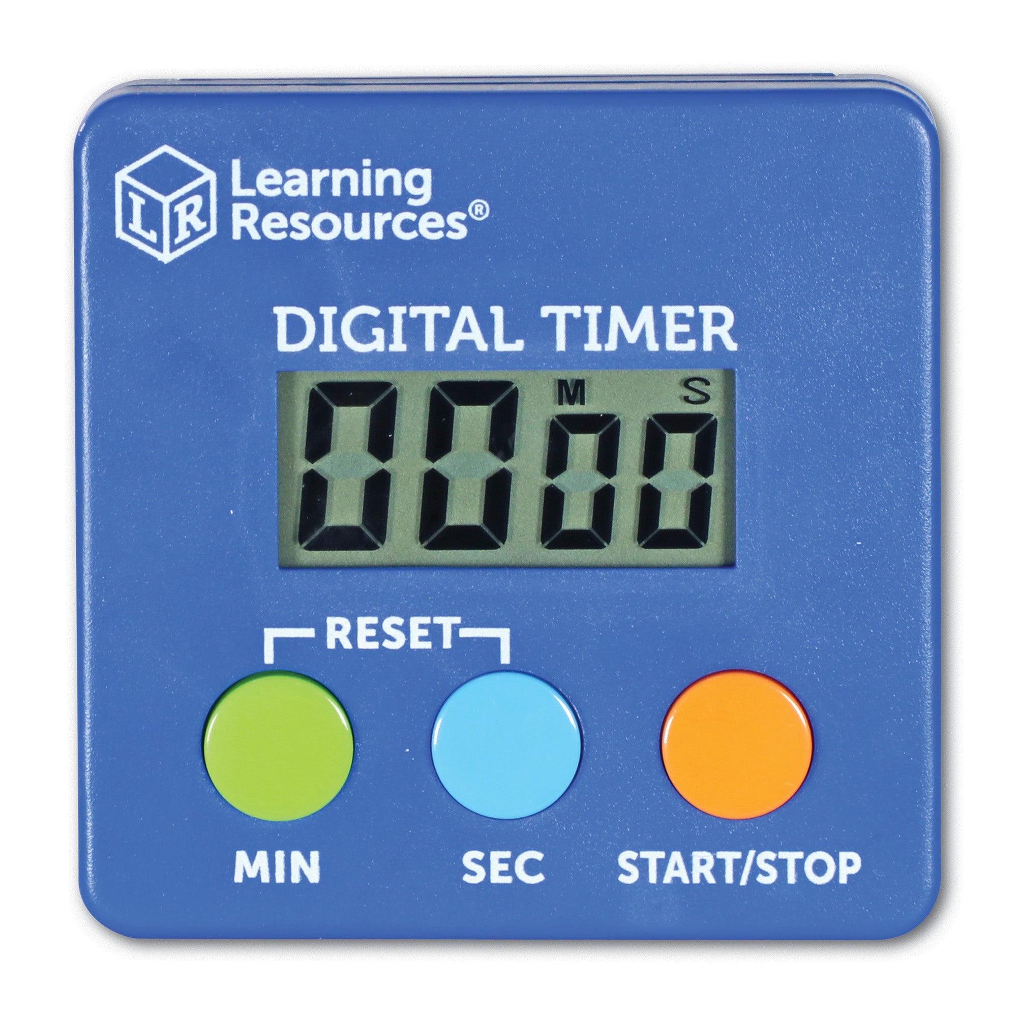 مؤقت رقمي من Learning Resources للأطفال، مؤقت تنازلي وتصاعدي سهل الاستخدام مع صوت صفير، يعد من 1 إلى 100 دقيقة، تصميم متعدد الاستخدامات مع مشبك أو حامل أو حزام للرقبة، يتضمن بطارية AAA، للأعمار من 5 سنوات فما فوق